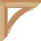 Ekena Millwork Thorton Slat Rough Sawn Bracket, Western Red Cedar, 4"W x 22"D x 22"H BKT04X22X22THR06RWR - alternate 3